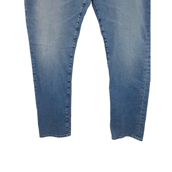 AG Adriano Goldschmied Everett Jeans 38x32 Men’s Slim Straight Blue Denim - Picture 4 of 10